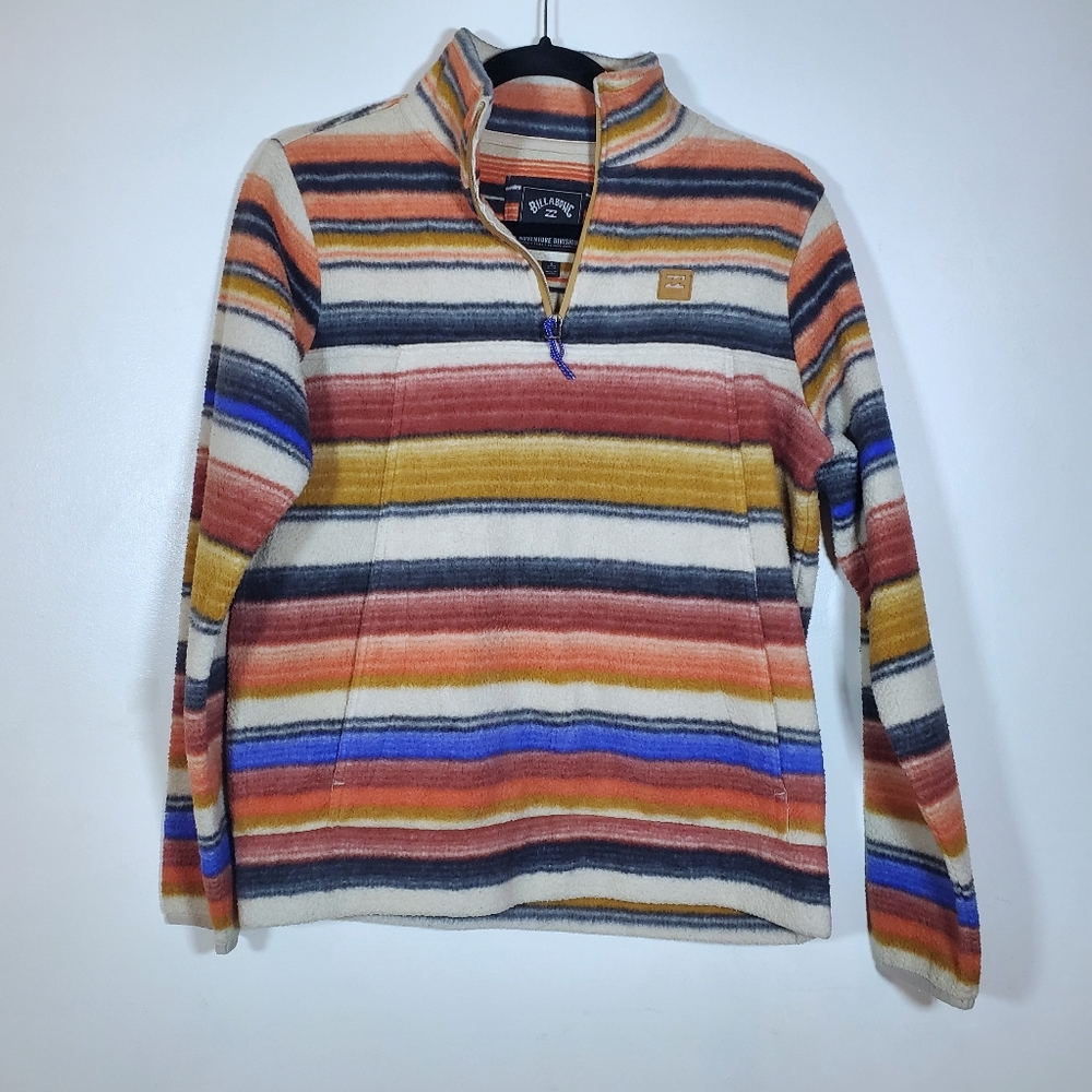 Billabong Switchback Southwest Half Zip Mockneck Fleece Pullover Sweatsh…